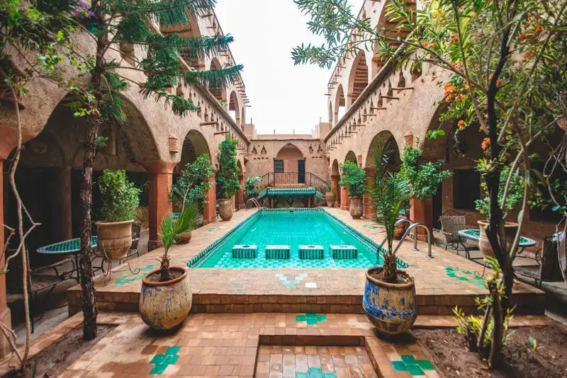 Día 8 · Marrakech – Aeropuerto · Ruta de 8 días desde Fez a Marrakech